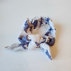 Kate Quinn Organic Cotton “Purple Dinosaur” Elastic Headband L NWT